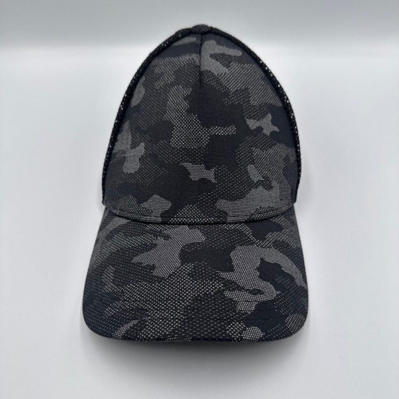 lululemon athletica Other - Lululemon Hat Cap SnapBack Men Black Camo Mesh Trucker Adjustable Athletic Gym